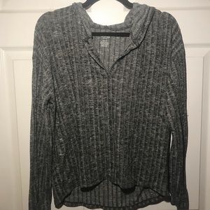 American Eagle Plush Sweater w/ Hood